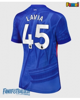 Chelsea Romeo Lavia #45 Tricou Fotbal Replică 2025-26 Femei Acasa